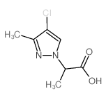 2-(4-CHLORO-3-METHYL-1H-PYRAZOL-1-YL)PROPANOIC ACID picture