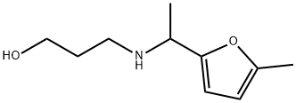 1-Propanol, 3-[[1-(5-methyl-2-furanyl)ethyl]amino]- Structure