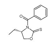 (4S)-3-benzoyl-4-ethyl-1,3-oxazolidine-2-thione结构式