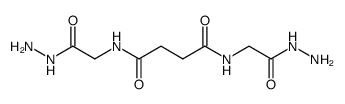 N,N'-succinyl-bis-glycine dihydrazide结构式