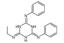 6-N-ethyl-2-N,4-N-diphenyl-1,3,5-triazine-2,4,6-triamine Structure