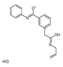 1-[2-oxo-2-(prop-2-enylamino)ethyl]-N-phenylpyridin-1-ium-3-carboxamide,chloride结构式