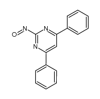 2-nitroso-4,6-diphenylpyrimidine Structure