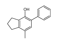 7-methyl-5-phenyl-2,3-dihydro-1H-inden-4-ol Structure