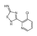 3-(3-氯-2-吡啶)-1,2,4-噻二唑-5-胺结构式