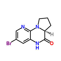 (6aS)-3-Bromo-6a,7,8,9-tetrahydropyrido[3,2-e]pyrrolo[1,2-a]pyrazin-6(5H)-one Structure