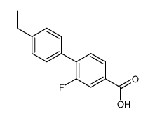 4-(4-ethylphenyl)-3-fluorobenzoic acid Structure