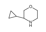 (R)-3-Cyclopropylmorpholine Structure