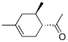 Ethanone, 1-(4,6-dimethyl-3-cyclohexen-1-yl)-, (1R-trans)- (9CI) Structure