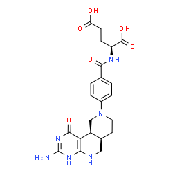 5,11-methylenetetrahydro-5-deazahomofolic acid Structure