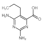 4-Pyrimidinecarboxylicacid, 2,6-diamino-5-propyl- picture