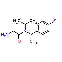 N-[1-(4-Fluorophenyl)ethyl]-N-isopropylglycinamide Structure