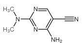 4-AMINO-2-(DIMETHYLAMINO)-5-PYRIMIDINECARBONITRILE structure