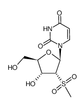 2'-deoxy-2'-(methylsulfonyl)uridine Structure