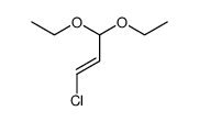 1-chloro-3,3-diethoxy-propene结构式