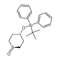 4-(tert-butyldiphenylsiloxy)thiane 1-oxide Structure