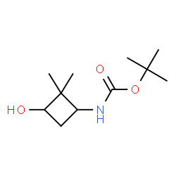 tert-butyl N-(3-hydroxy-2,2-dimethylcyclobutyl)carbamate picture