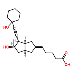 13,14-DEHYDRO-15-CYCLOHEXYL CARBAPROSTACYCLIN结构式