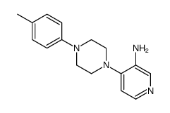 4-[4-(4-Methylphenyl)-1-piperazinyl]-3-pyridinamine structure