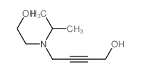 2-Butyn-1-ol,4-[(2-hydroxyethyl)(1-methylethyl)amino]- Structure