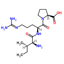 H-ILE-ARG-PRO-OH Structure