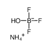 ammonium trifluorohydroxyborate(1-) structure