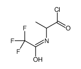 2-[(2,2,2-trifluoroacetyl)amino]propanoyl chloride Structure