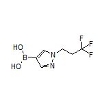 1-(3,3,3-Trifluoropropyl)-1H-pyrazole-4-boronic Acid Structure