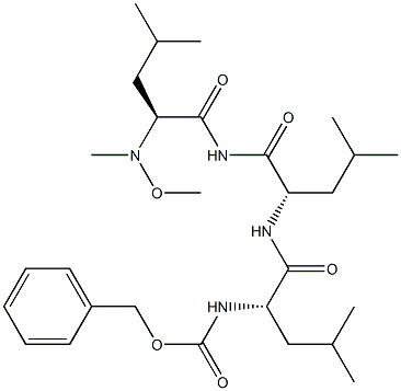 苄基((5S,8S,11S)-5,8-二异丁基-3,13-二甲基-4,7,10-三氧代-2-氧杂-3结构式