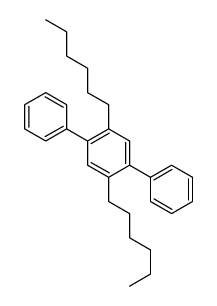 1,4-dihexyl-2,5-diphenylbenzene Structure