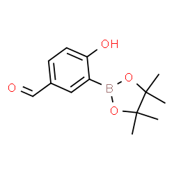 4-Hydroxy-3-(4,4,5,5-tetramethyl-1,3,2-dioxaborolan-2-yl)-benzaldehyde Structure