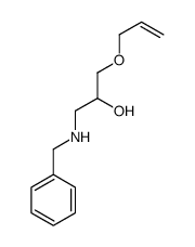 1-(benzylamino)-3-prop-2-enoxypropan-2-ol结构式