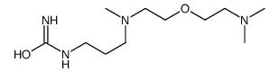 3-[2-[2-(dimethylamino)ethoxy]ethyl-methylamino]propylurea结构式