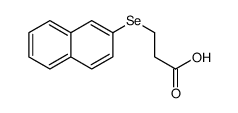 3-naphthalen-2-ylselanylpropanoic acid Structure