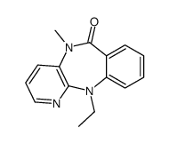 11-ethyl-5-methylpyrido[2,3-b][1,4]benzodiazepin-6-one Structure