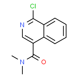 1-CHLORO-ISOQUINOLINE-4-CARBOXYLIC ACID DIMETHYLAMIDE structure