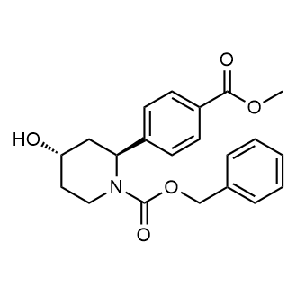 (2S,4S)-4-羟基-2-(4-(甲氧羰基)苯基)哌啶-1-羧酸苄酯图片