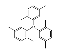 tris-(2,5-dimethyl-phenyl)-arsine结构式