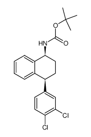 顺式4-(3,4-二氯苯基)-1,2,3,4-四氢-N-boc-1-萘胺图片