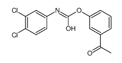 (3-acetylphenyl) N-(3,4-dichlorophenyl)carbamate Structure