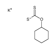 Dithiocarbonic acid O-cyclohexyl S-potassium salt structure