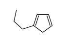 1-propylcyclopenta-1,3-diene结构式