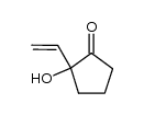 2-hydroxy-2-vinylcyclopentanone Structure