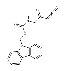 Fmoc-Gly-CHN2 structure