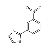 2-(3-nitro-phenyl)-[1,3,4]thiadiazole Structure