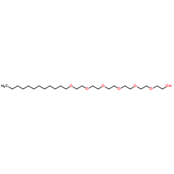 hexaethyleneglycol monododecyl ether structure