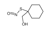 Thionitrous acid (HNOS), S-[1-(hydroxymethyl)cyclohexyl] ester (9CI) picture