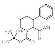 3-PHENYL-PIPERIDINE-1,2-DICARBOXYLIC ACID 1-TERT-BUTYL ESTER Structure