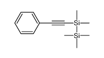 dimethyl-(2-phenylethynyl)-trimethylsilylsilane结构式