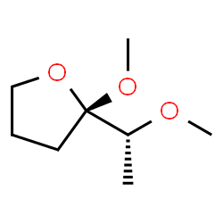 Furan, tetrahydro-2-methoxy-2-[(1R)-1-methoxyethyl]-, (2S)-rel- (9CI) structure